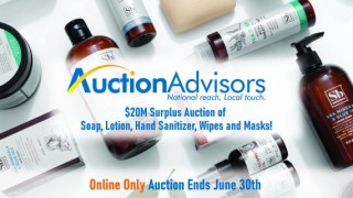 Auction of $20M in PPE: Soap, Hand Sanitizer, Masks, More